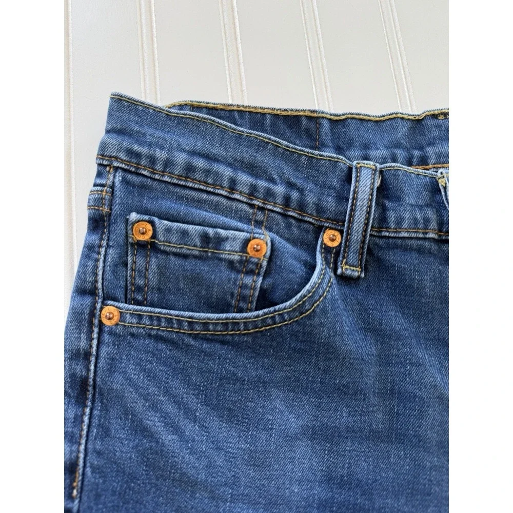 Levi's 511 Stretch Slim Fit Medium Wash Denim Tapered Leg Jeans Men's Size 30x32